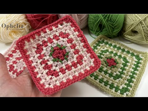 This Granny Square Pattern Will Make You Fall In Love // Wild Rose Square