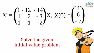8.2.45 Solve the initial value problem - Complex eigenvalues | DE