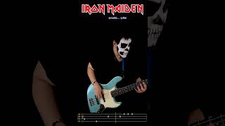 Invaders - Iron Maiden | 8 | #shorts  #ironmaiden  #ironmaidencover #basscover #bassplayer  #guitar