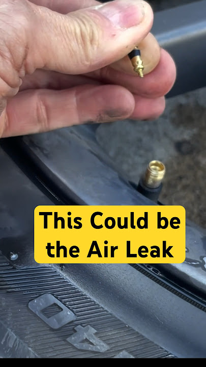 Replace Valve Stem (or core) if leaking air #car #automobile #tips #tires