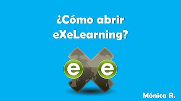 Cómo abrir eXeLearning