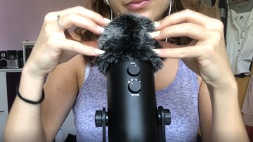 ASMR - Repeating my Patreon Information (semi-inaudible with mic scratching and hand movements)🥰