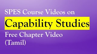 Process & Machine Capability Studies - Free Chapter Video (Tamil)