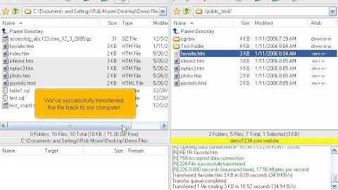 Uploading files using FlashFXP by www.vivahost.com