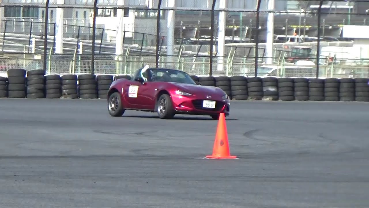 【じぇっと】NDロードスタージムカーナ 2026/2/22 2026ビギナーズジムカーナin筑波 第1戦 決勝1本目 筑波サーキットジムカーナ場 シバタイヤ R31 TW280