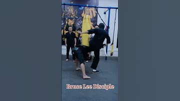 A disciple of Bruce Lee,Jeet Kune Do is very good. #kungfu #brucelee