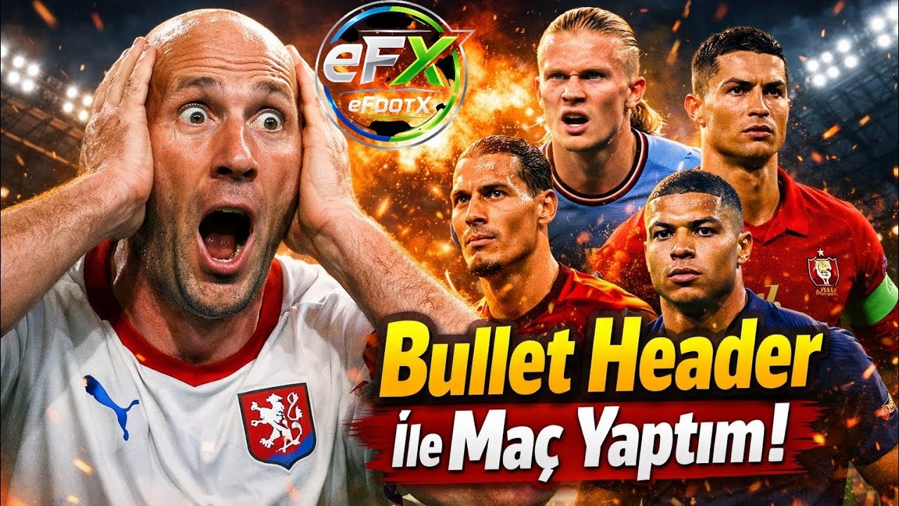 Orta Kafa,Bullet Header Oyuncularla Oynadım Harika Goller Geldi⚽️🎮  [eFootball 2026 Mobile Gameplay]