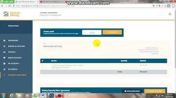 Hey nameless 1, upgrade GENESIS MINING @@day 01