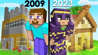 La EVOLUCIÓN de las casas de Minecraft en 14 AÑOS!