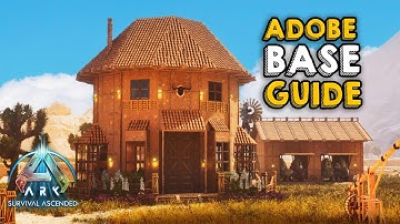 Ultimate All-in-One Adobe Base | Building Tutorial | ARK: Survival Ascended