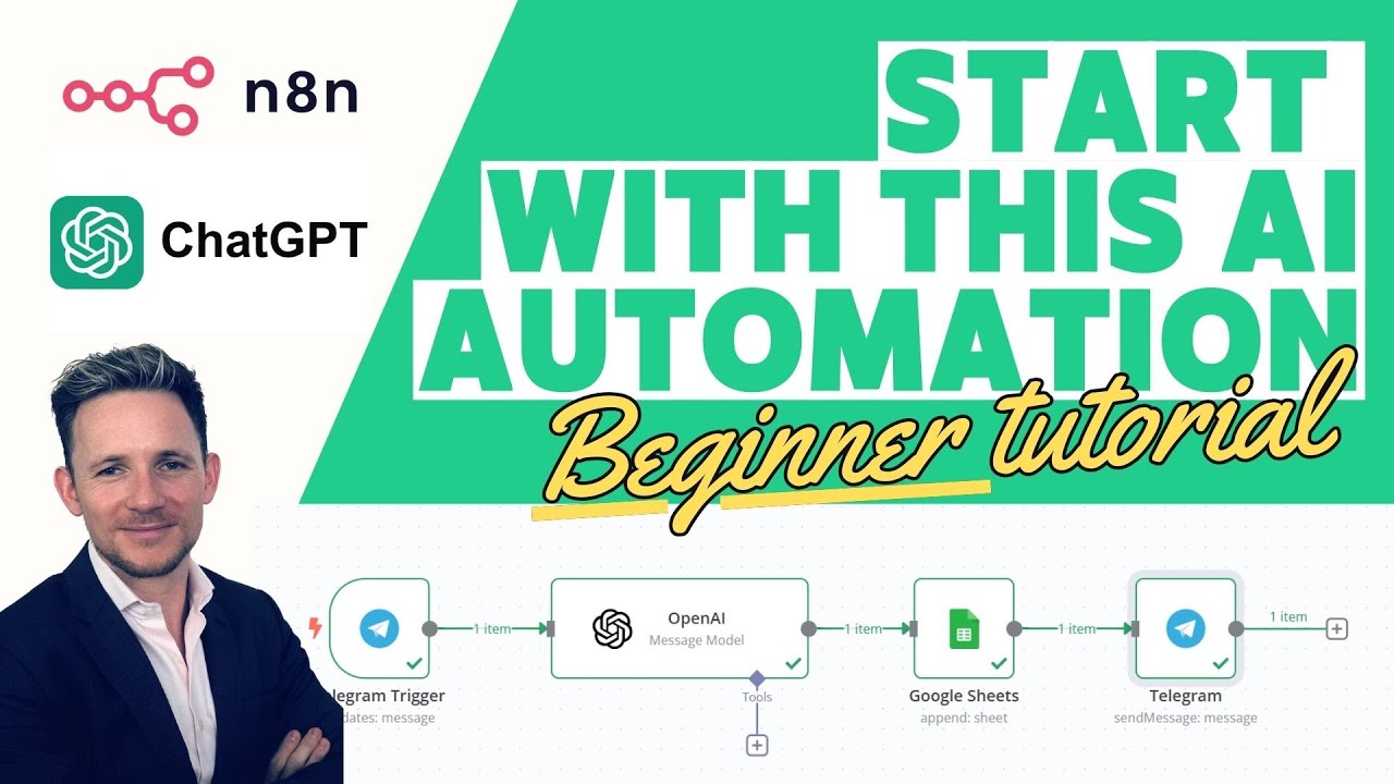 Start here! Easy beginner AI automation tutorial with n8n & ChatGPT ...