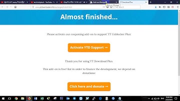 How to add on download button on Firefox