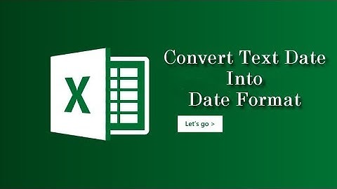 Convert Text Date into excel date format [ Urdu ]