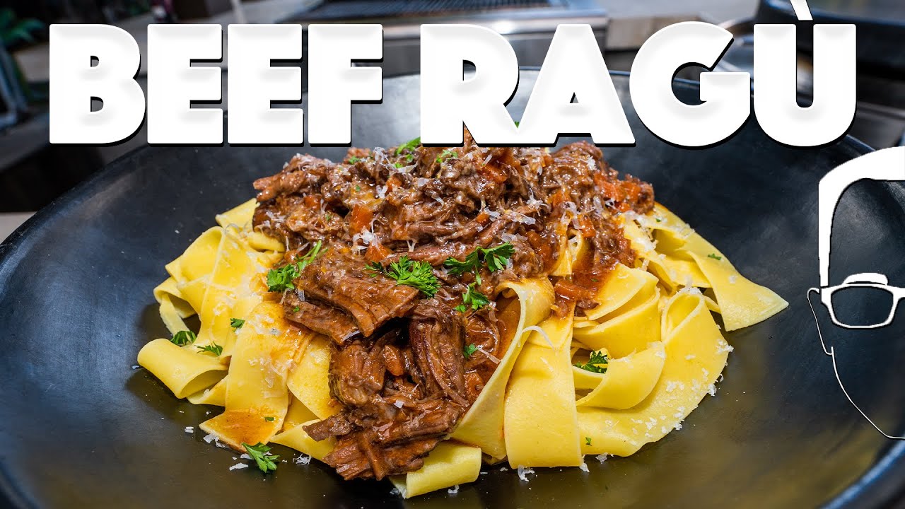 ⁣BEEF RAGU PASTA RECIPE (BETTER THAN BOLOGNESE?) | SAM THE COOKING GUY