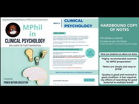 mphil or phd in clinical psychology