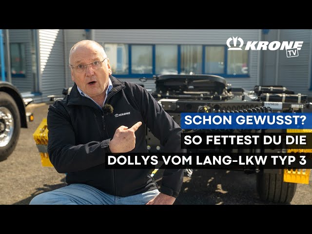 Did you know? How to grease the turntable of the long HGV type 3 dolly correctly - Part 2 | KRONE TV