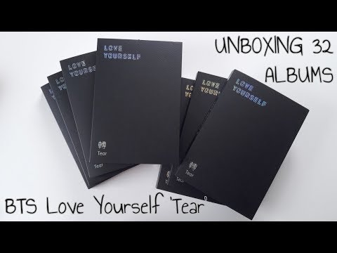 [UNBOXING] BTS (Bangtan Boys) 방탄소년단 Love Yourself 'Tear' Y.O.U.R. + 28 more albums!