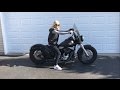 HOT GIRL RIDING! Harley Davidson Softail Slim w/ Bassani FireSweep Exhaust - Ride and Rev