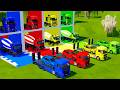 TRANSPORTING CARS, AMBULANCE, POLICE CARS, FIRE TRUCK OF COLORS! WITH TRUCKS! - FS 22