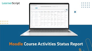 Moodle Course Activities Status Report | LearnerScript Learner Activity Status Report