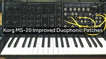 Korg Ms-20 Tutorial - True Duophonic Patches (without the wonk!)