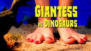 Giantess Vs Dinosaurs - Juric Feet - Gts 巨大娘 女巨人
