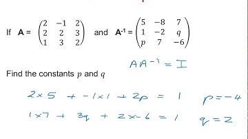 OCR Pure Core: Matrices 3-1