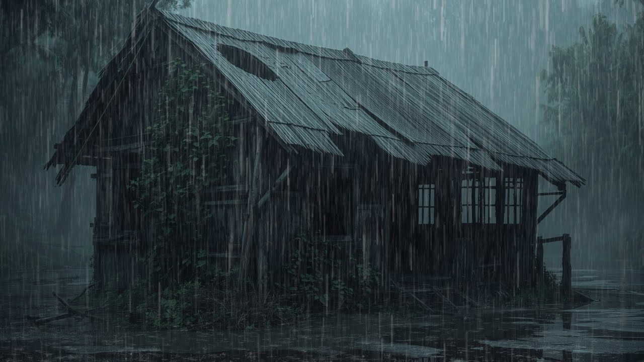 Peaceful Midnight Rain LIVE 🌧️ Gentle Thunder for Calm & Sleep