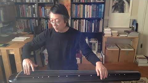 A6-古琴指法 guqin fingering: 曲三；第二段，隔二弦八度勾挑；劈、托 (Etude 3; part 2, octaves across two strings; pi, tuo)