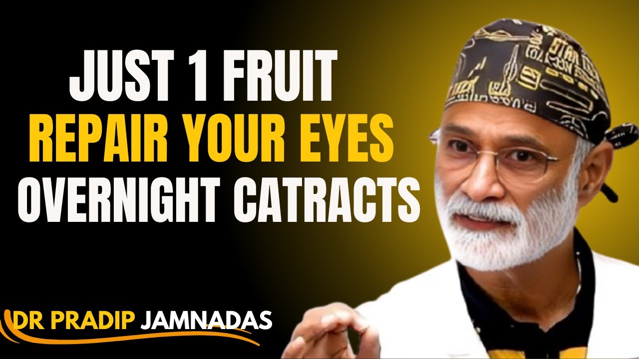 The #1 FRUIT You Should Eat Before Sleep for HEALTHY EYES | Health Lessons Dr Pradip Jamnadas