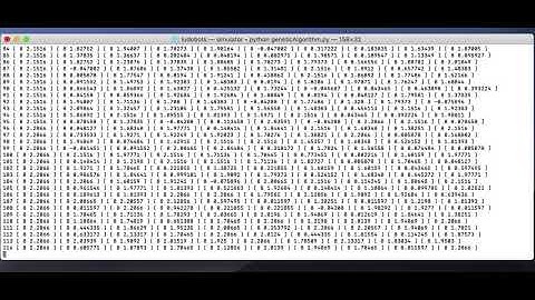 Pyrosim: The genetic algorithm