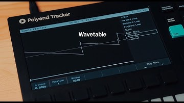 Polyend Tracker Tutorial - Wavetable