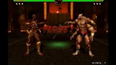Mortal Komba Armageddon - Rival Battle - Sheeva vs Goro