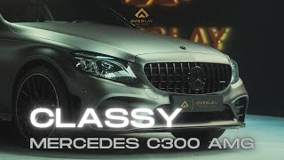 MERCEDES C300 AMG | Car Wrap in Matte Dark Grey
