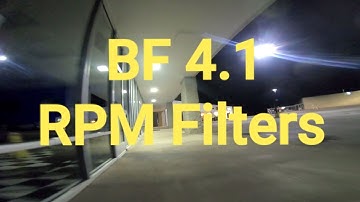 Testing Betaflight 4.1, RPM Filtering, & Stock Pids On The Hyperlite Flosstyle