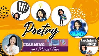 Poetry | Creative Writing Lesson 2 | Ma'am Nich | w/ Audio