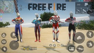 Ultraman zero free fire ranked bermuda🔥 free fire ultraman GTA
