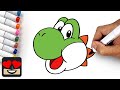 How to draw yoshi  super mario