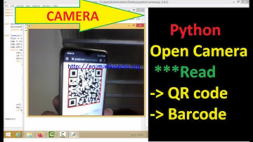 Python : Camera & Read QR code - Barcode