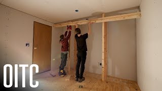 Minimalist Custom Closets + Finishing Drywall  Home Renovation