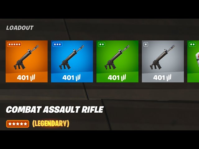 Fortnite Battle Royale v18.20 Update: Combat Assault Rifle vs