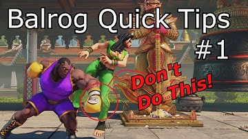 Balrog Quick Tips Episode #1: Target Combo VTC!