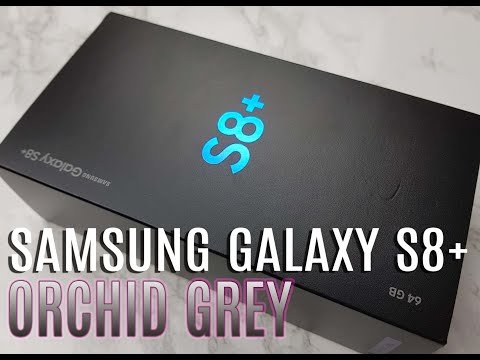 Samsung Galaxy S8 Plus Orchid Grey Unboxing VERGLEICH Arctic Silver Farbvergleich Comparison
