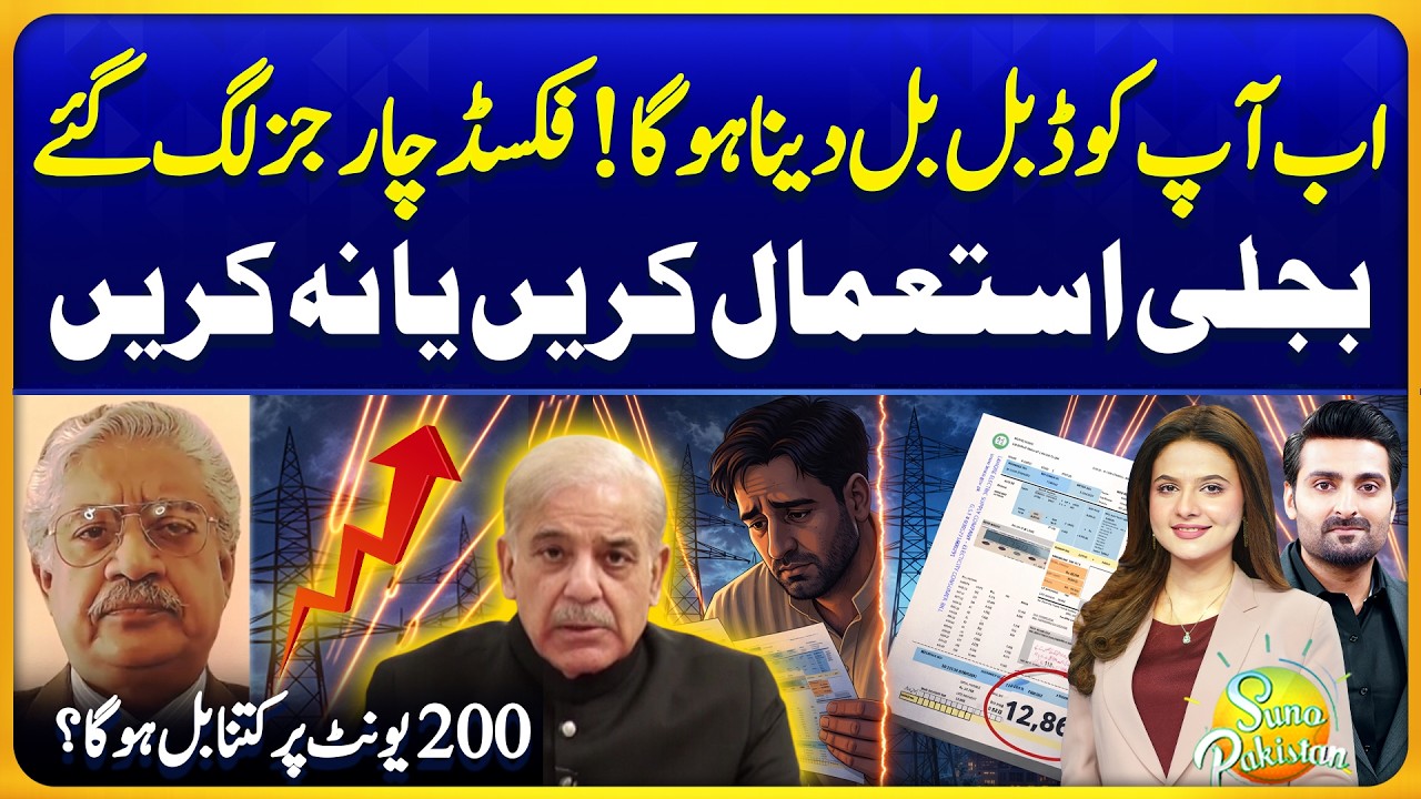 How Fixed Charges Affect Electricity Bills After Net Billing | 200 Units Pa Kitna Bill