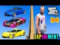 GTA 5 EXPERIMENT - Which Electric Car Will Jump More? | Trevor In