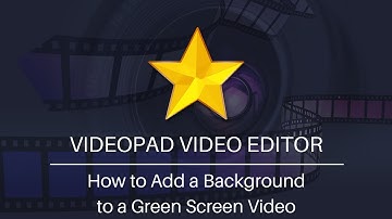 Add a Background to a Green Screen Video | VideoPad Video Editing Tutorial