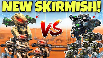 🔥 WAR ROBOTS 6VS6 GAMEPLAY COSSACKS VS DESTRIERS NEW SKIRMISH CONCEPT! || P-2 ||
