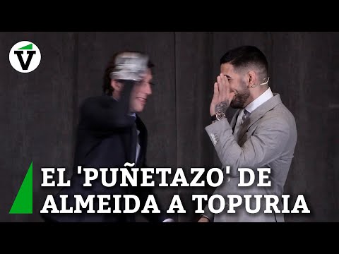 El 'puñetazo' de Almeida a Topuria en su homenaje en Madrid