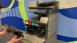 How To Change Waste Toner - Sharp BP Series