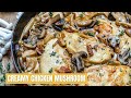 Easy Creamy Chicken Mushroom Recipe (Keto) - Blondelish